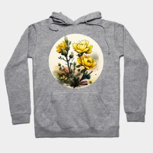 Yellow Flower Hoodie